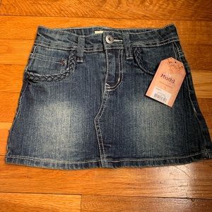 NWT Mudd girls Jean skirt